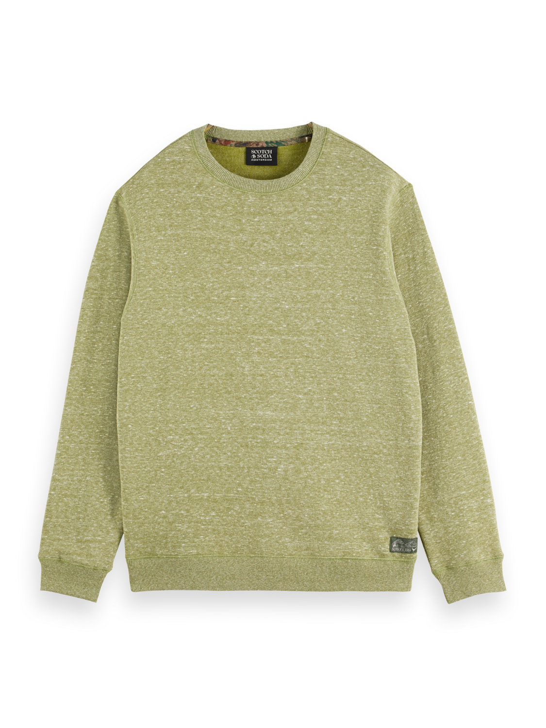 Melange Crew Neck Sweatshirt
