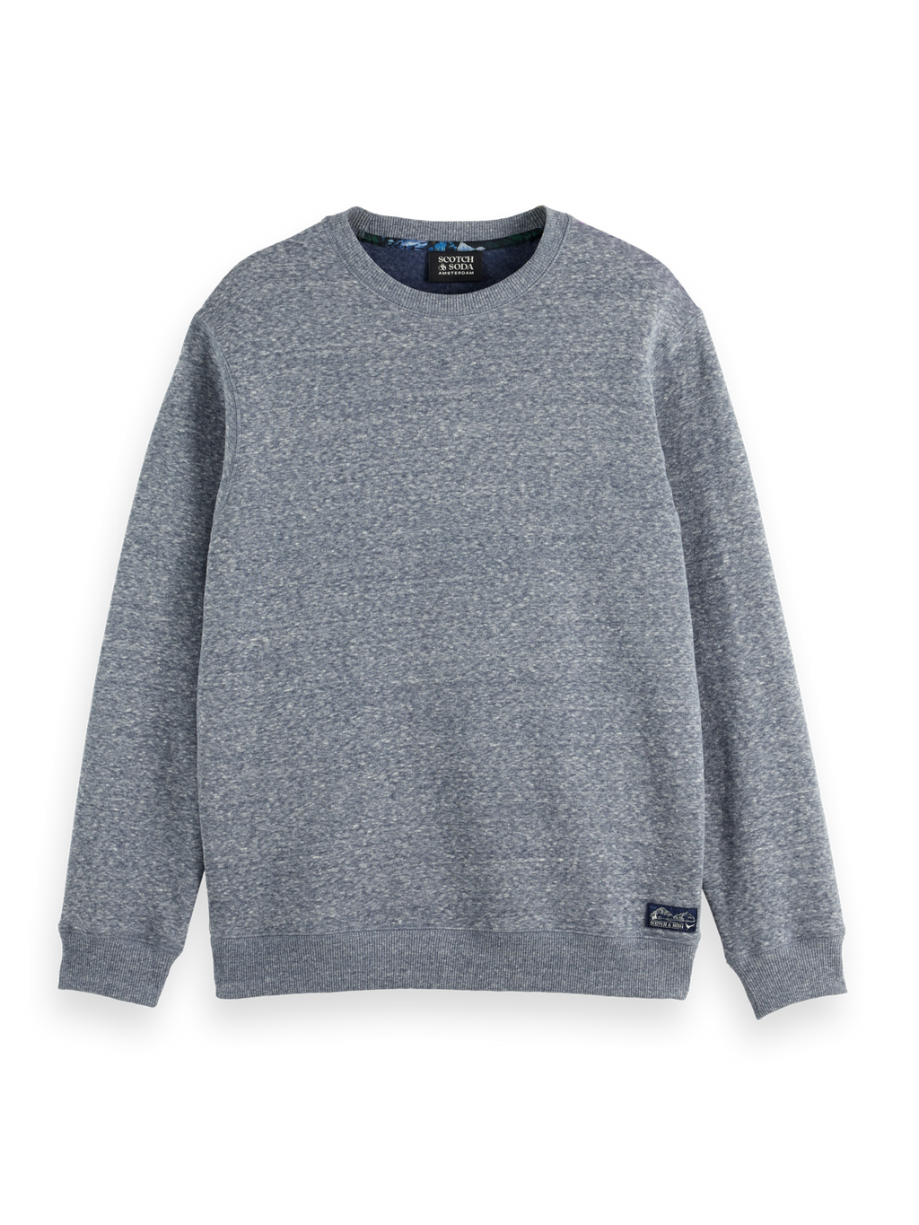 Melange Crew Neck Sweatshirt