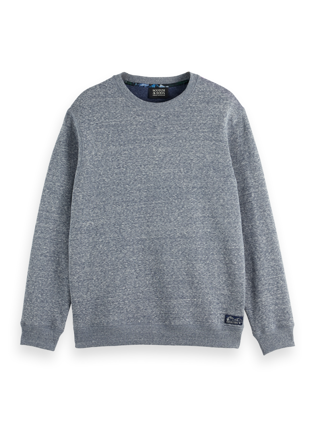 Melange Crew Neck Sweatshirt