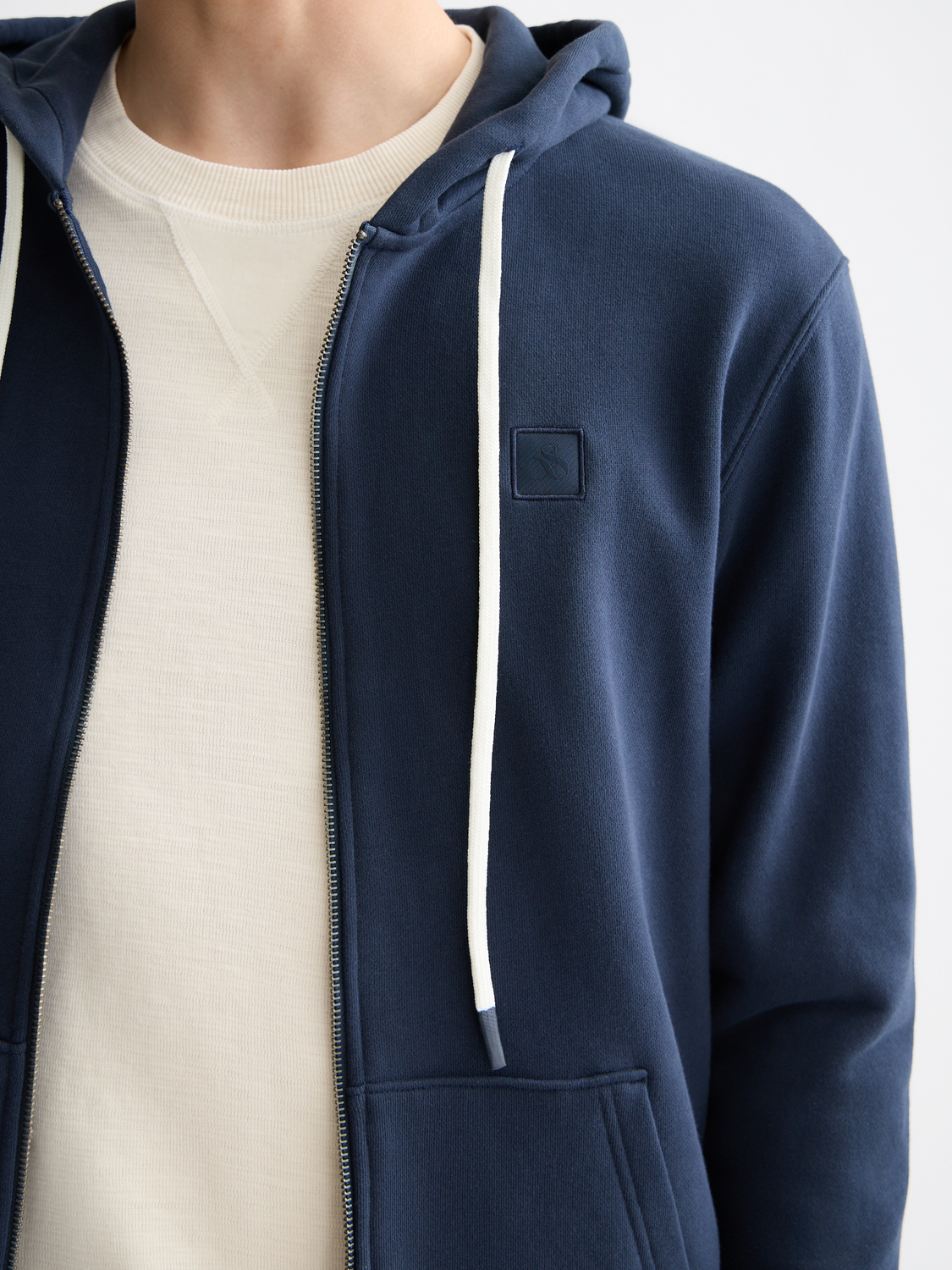 Zip Logo Hoodie