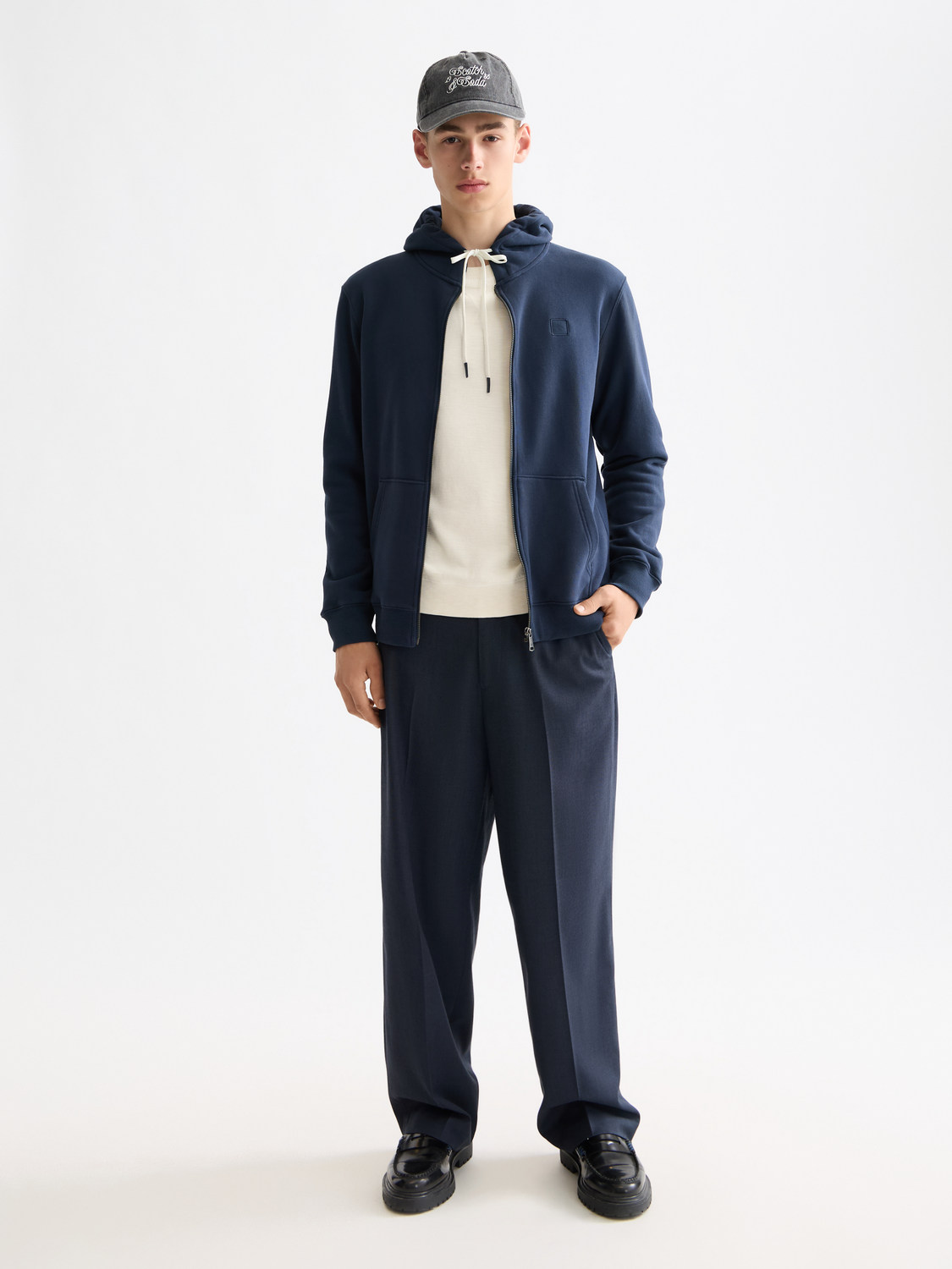 Zip Logo Hoodie– Scotch & Soda Amsterdam