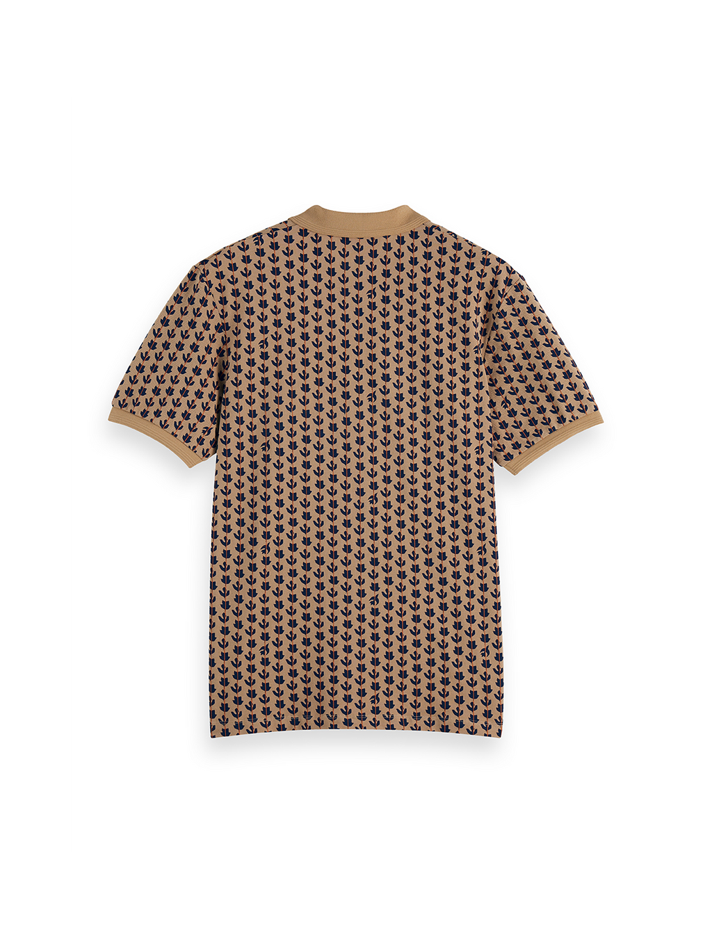 print jersey regular polo