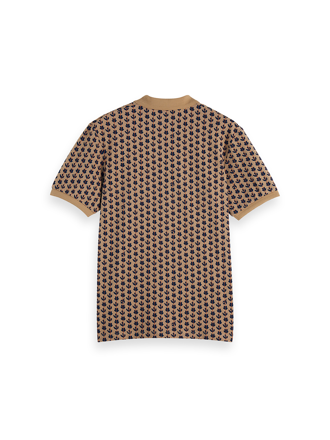 print jersey regular polo