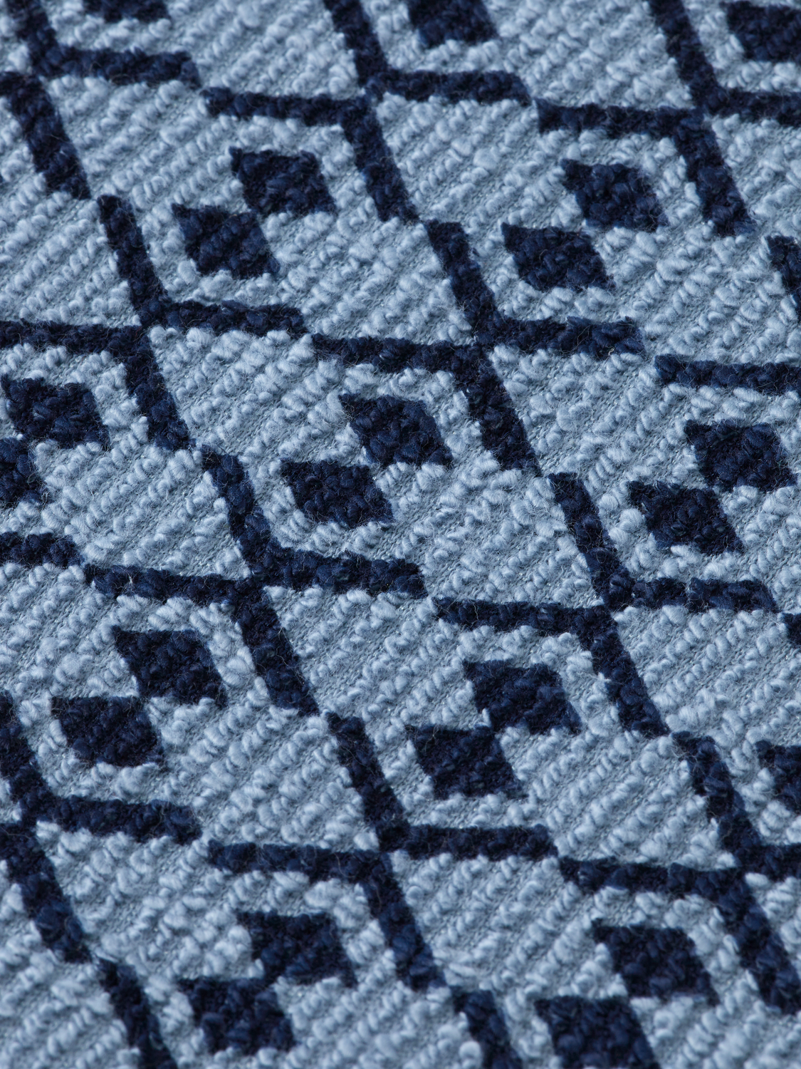 Towelling printed relaxed polo