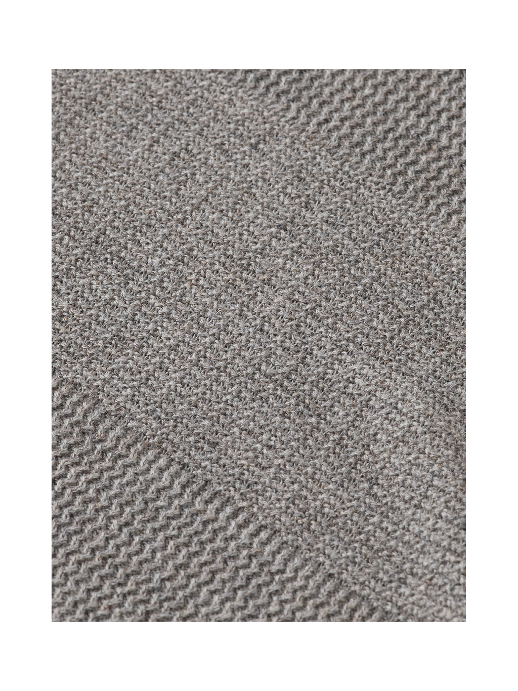 Knitted tonal striped regular polo