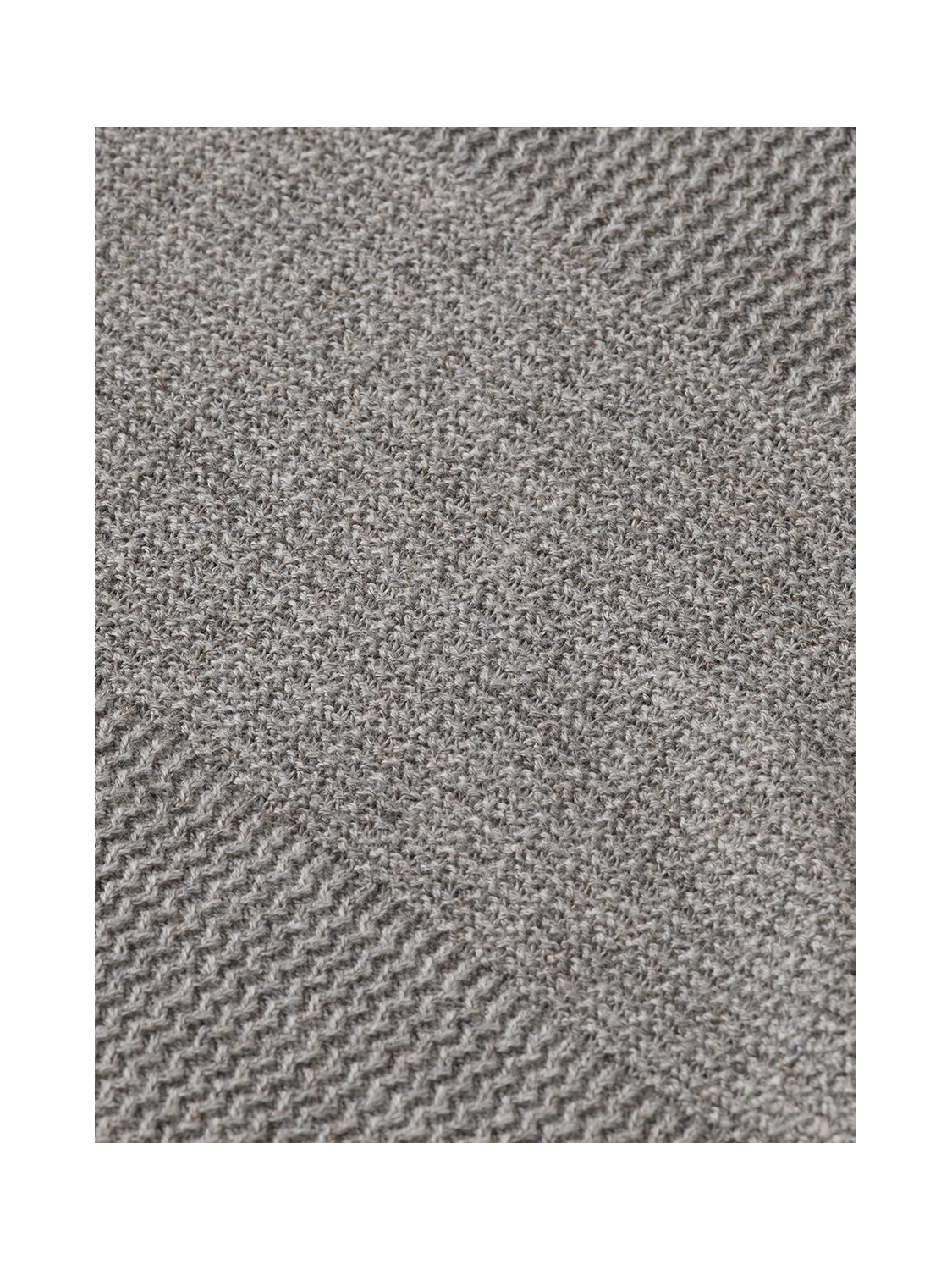 Knitted tonal striped regular polo