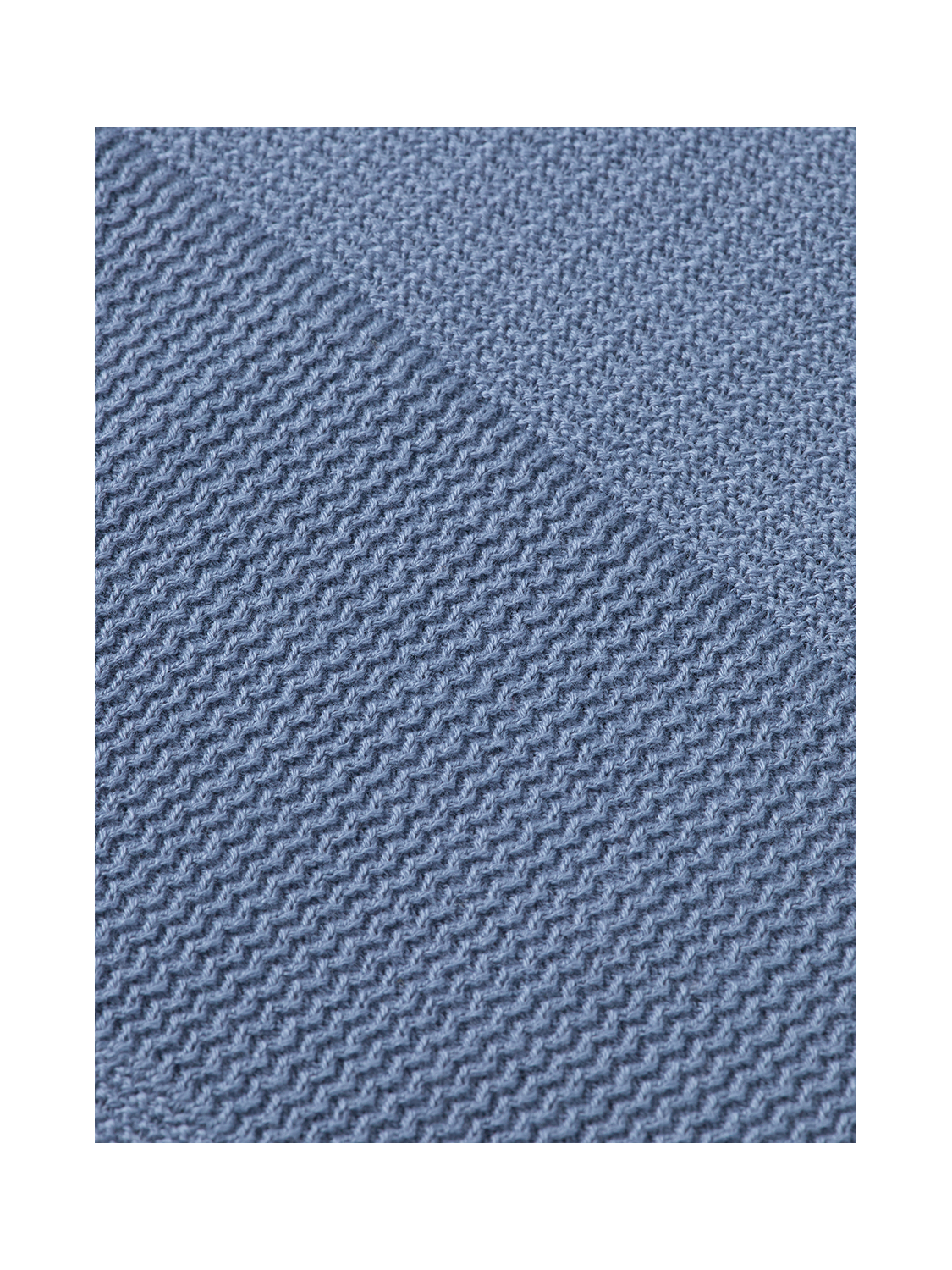 Knitted tonal striped regular polo