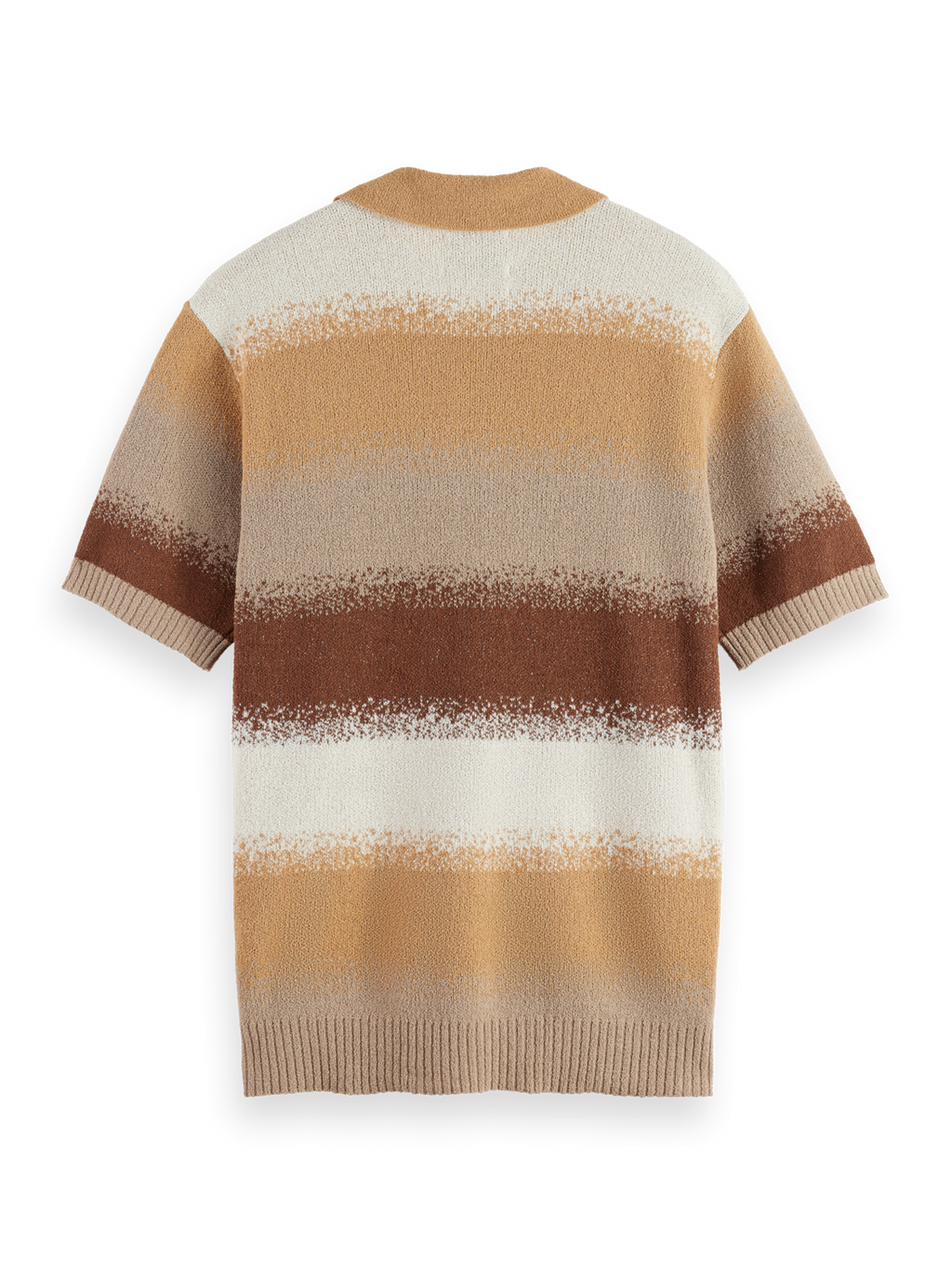 Knitted degrade polo