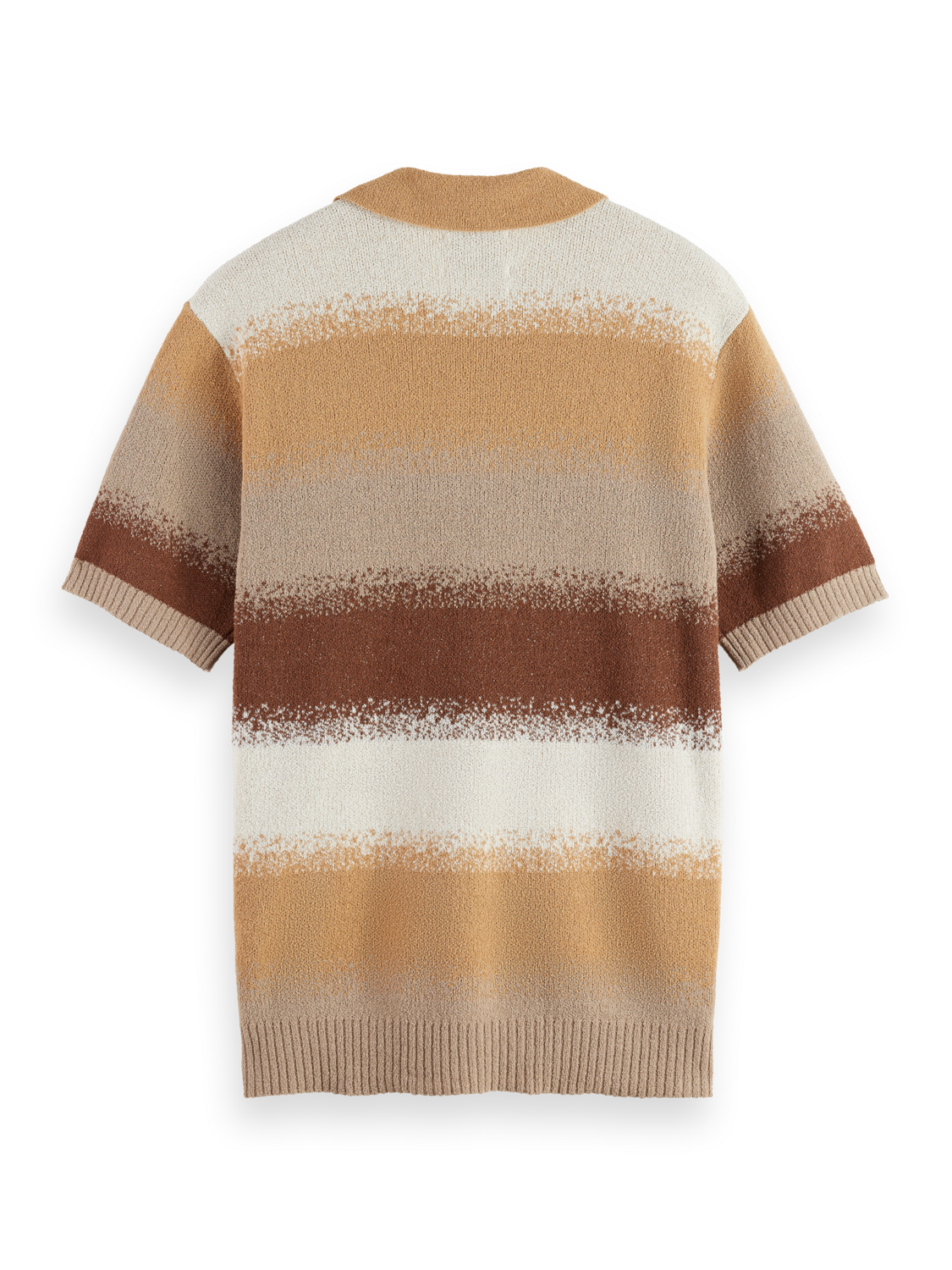 Knitted degrade polo