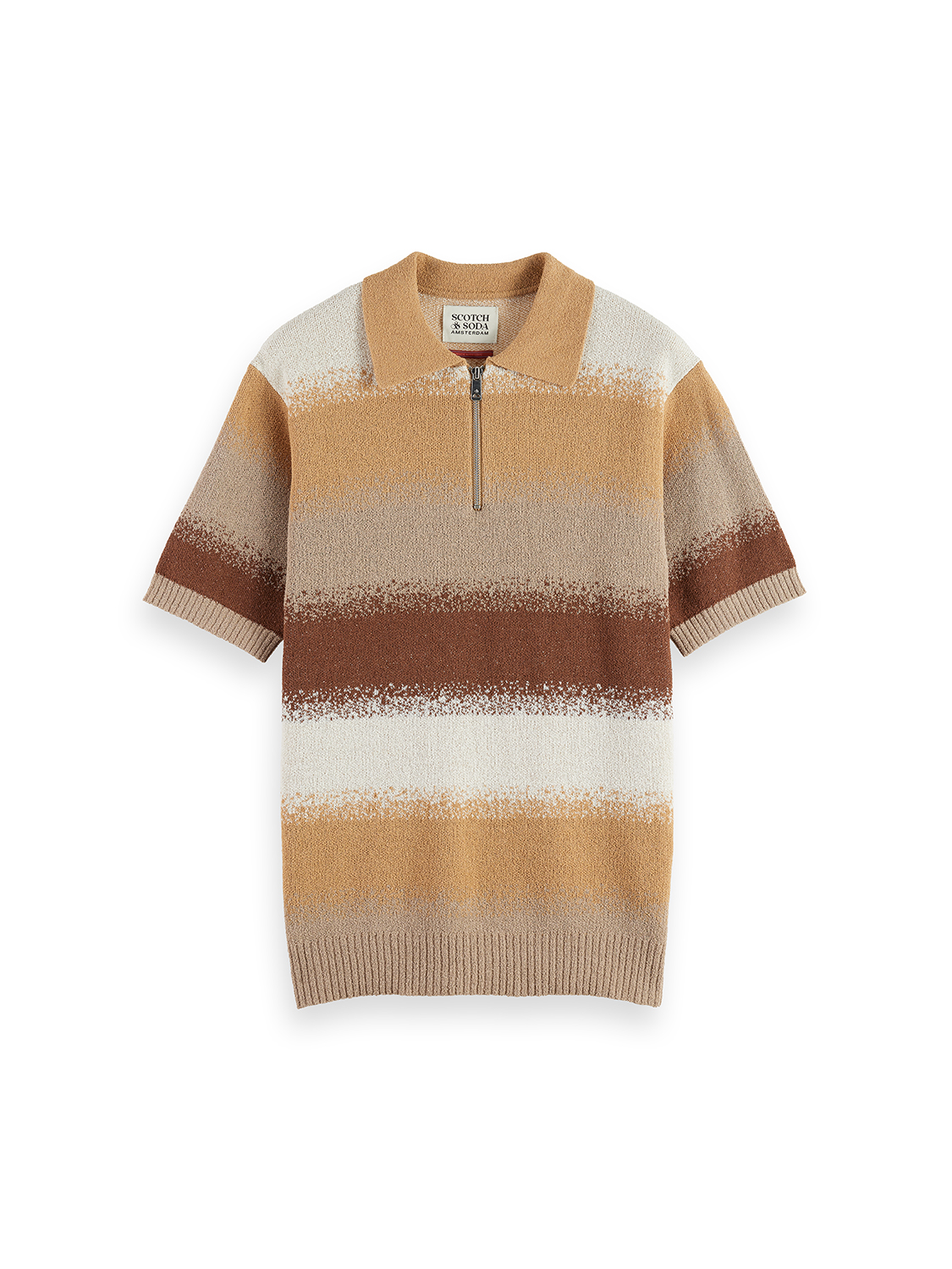 Knitted degrade polo