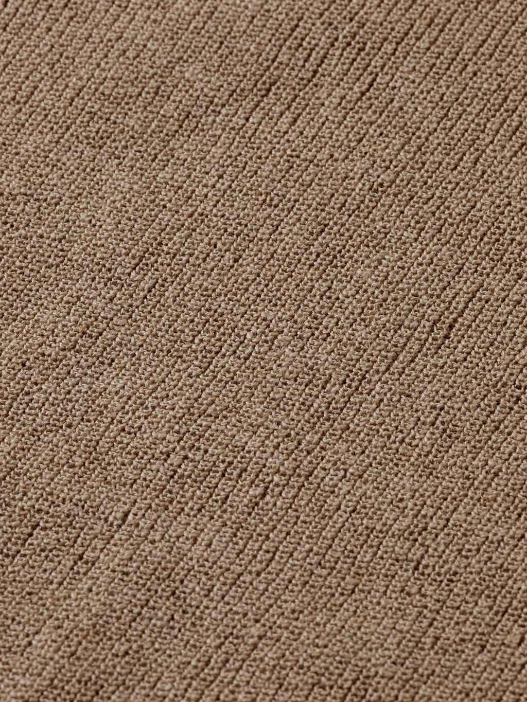 Linen blend crew neck