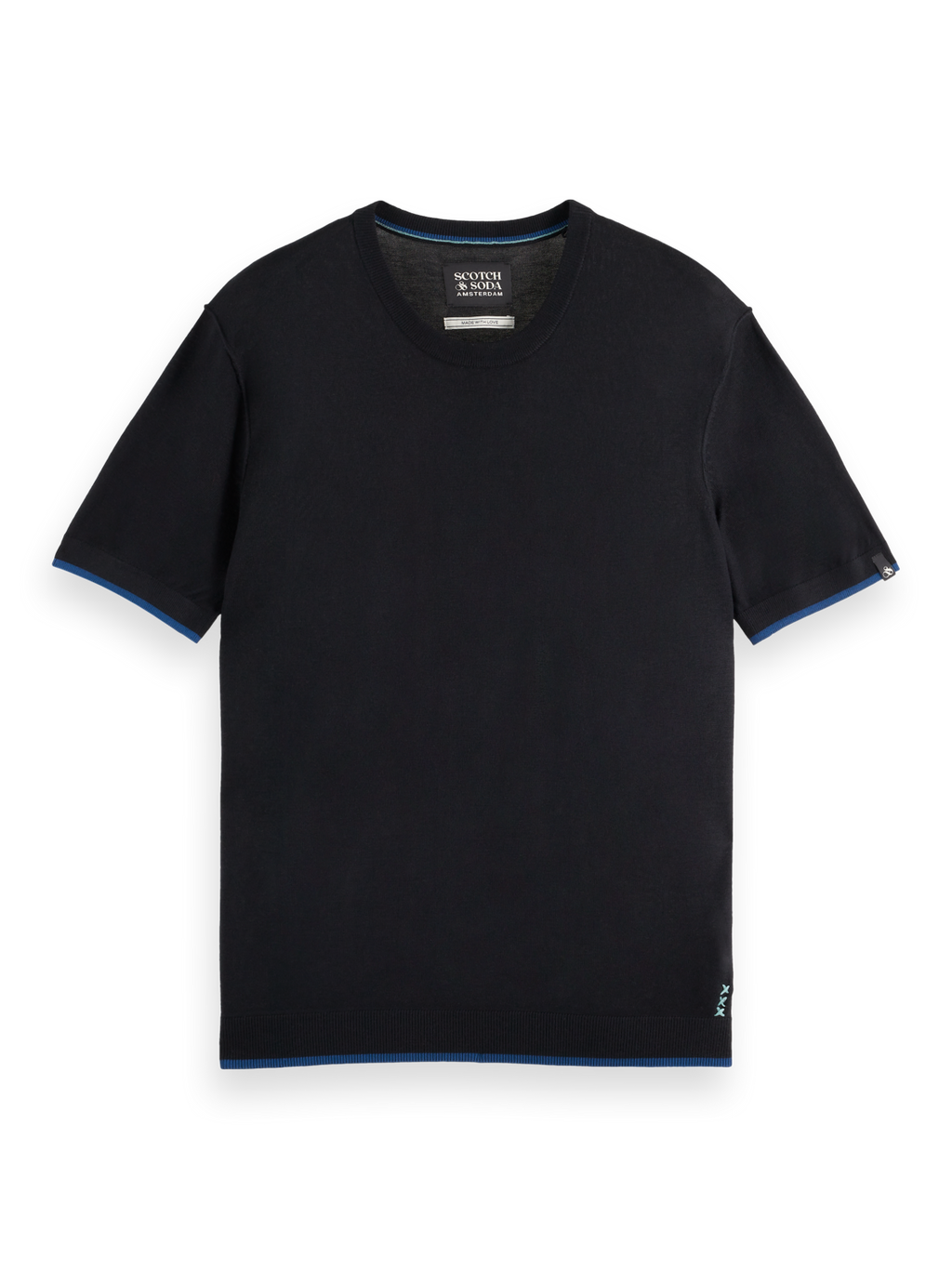 Knitted relaxed T-shirt