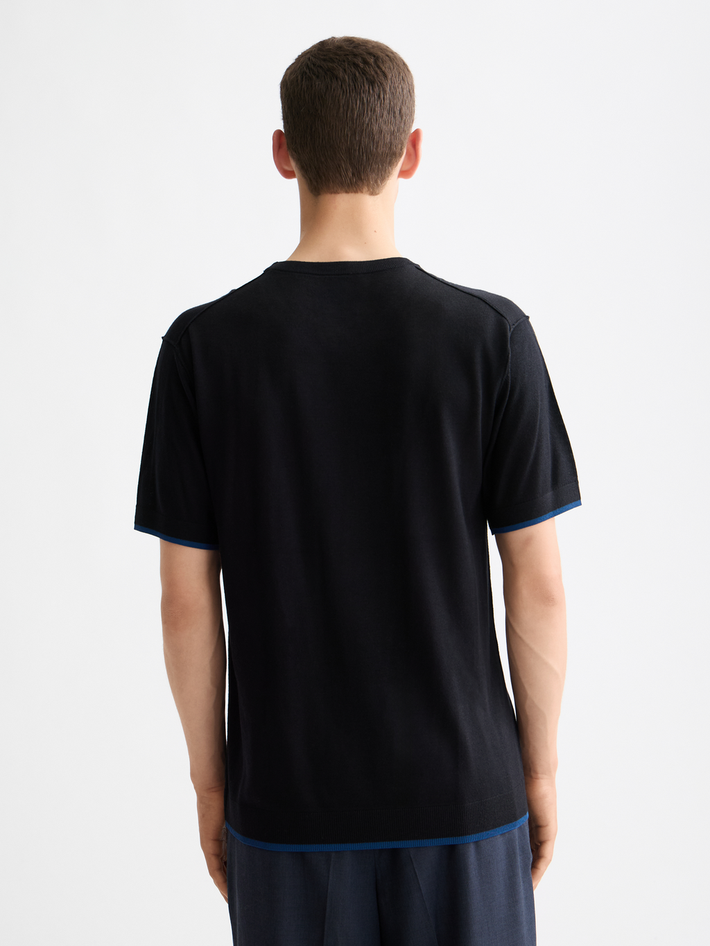 Knitted relaxed T-shirt