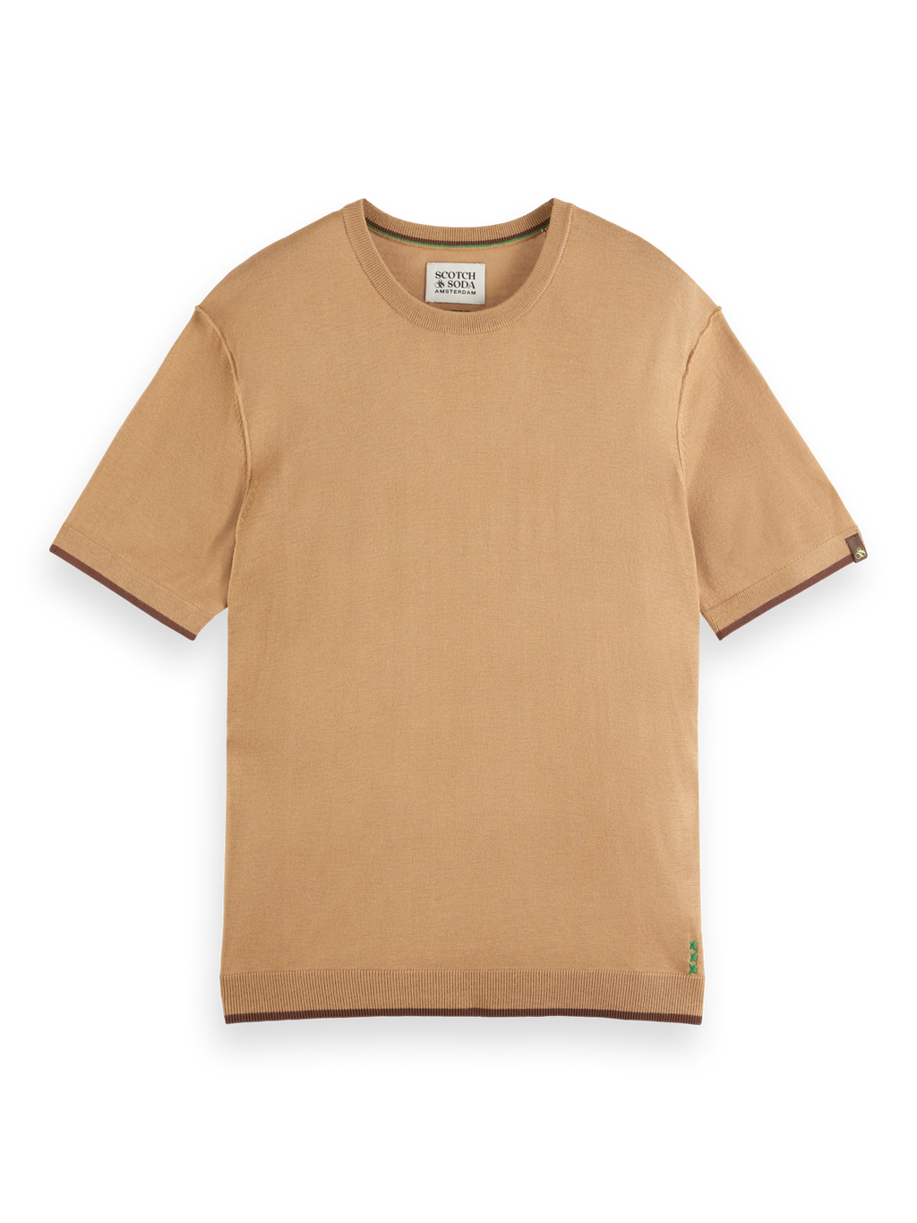 Knitted relaxed T-shirt