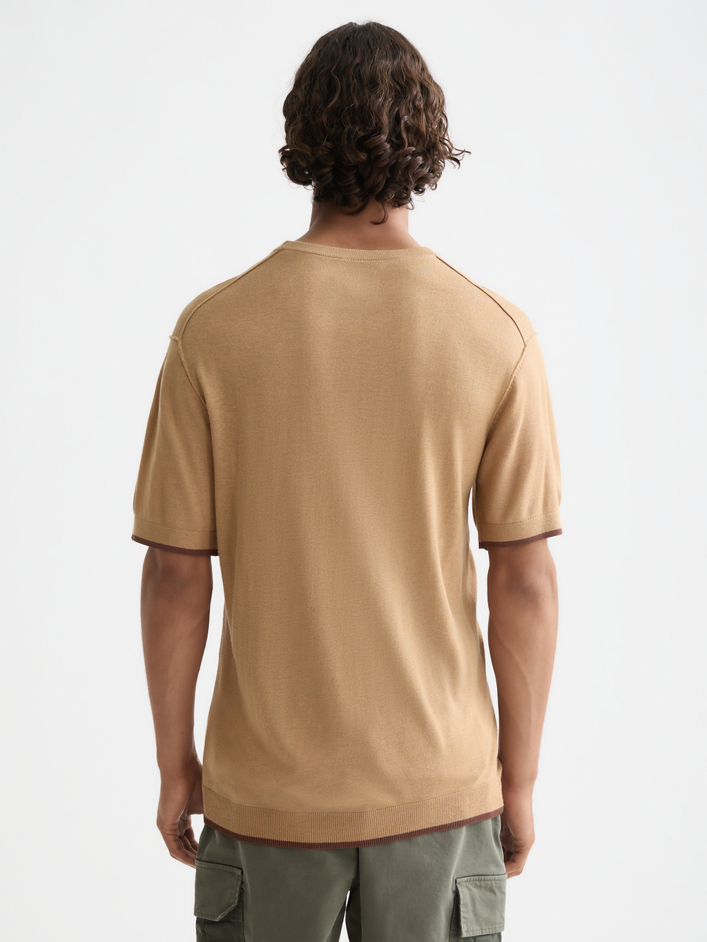 Knitted relaxed T-shirt