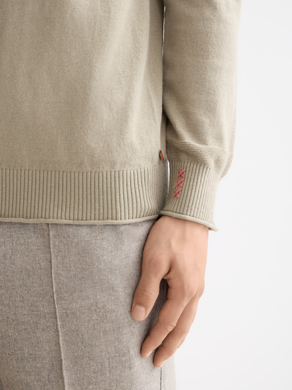 Wool blend pullover