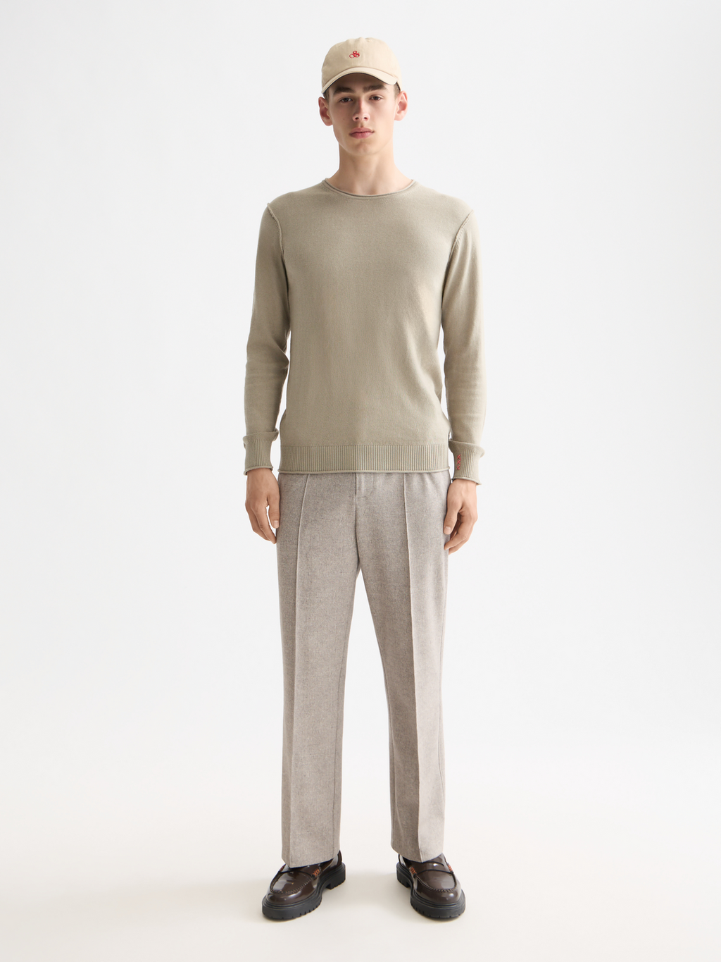Wool blend pullover