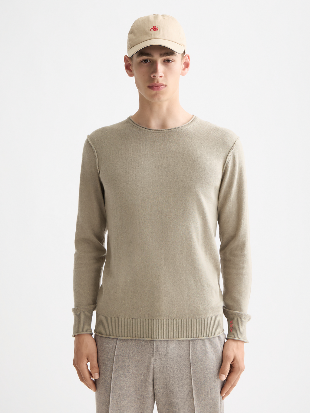 Wool blend pullover