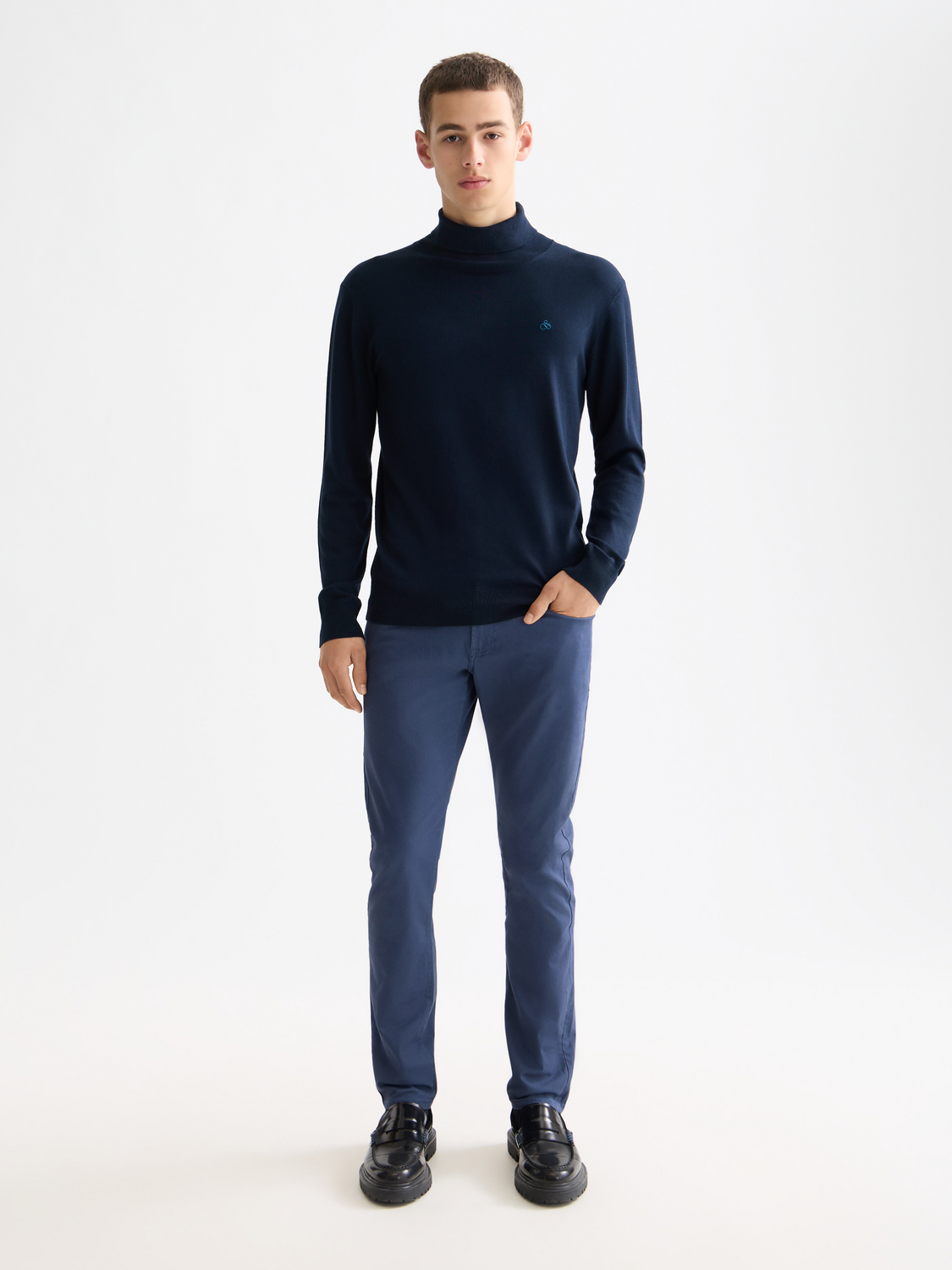 Ecovero blend turtleneck sweater