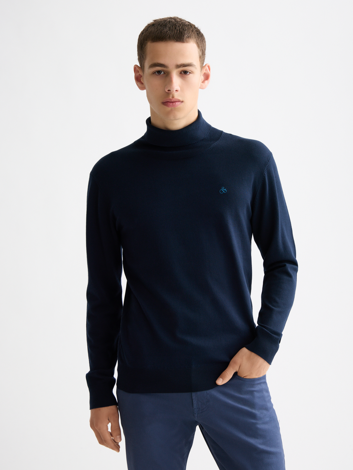 Ecovero blend turtleneck sweater