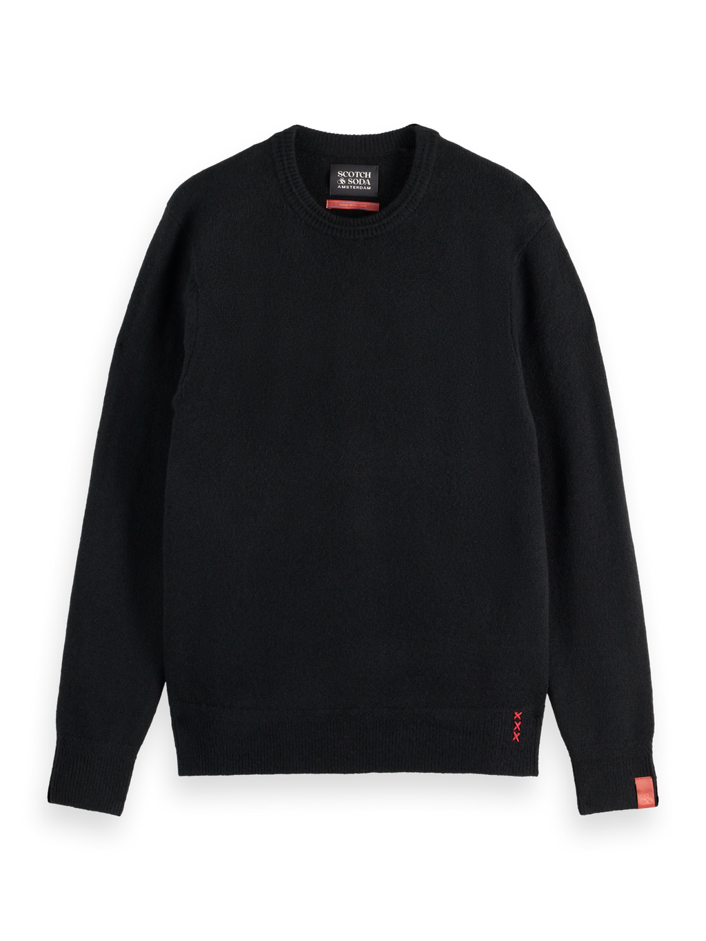 Soft knit regular fit crew neck