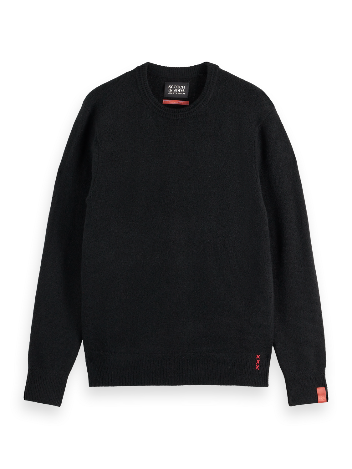 Soft knit regular fit crew neck
