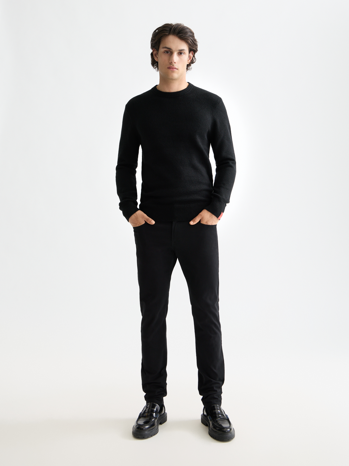 Soft knit regular fit crew neck