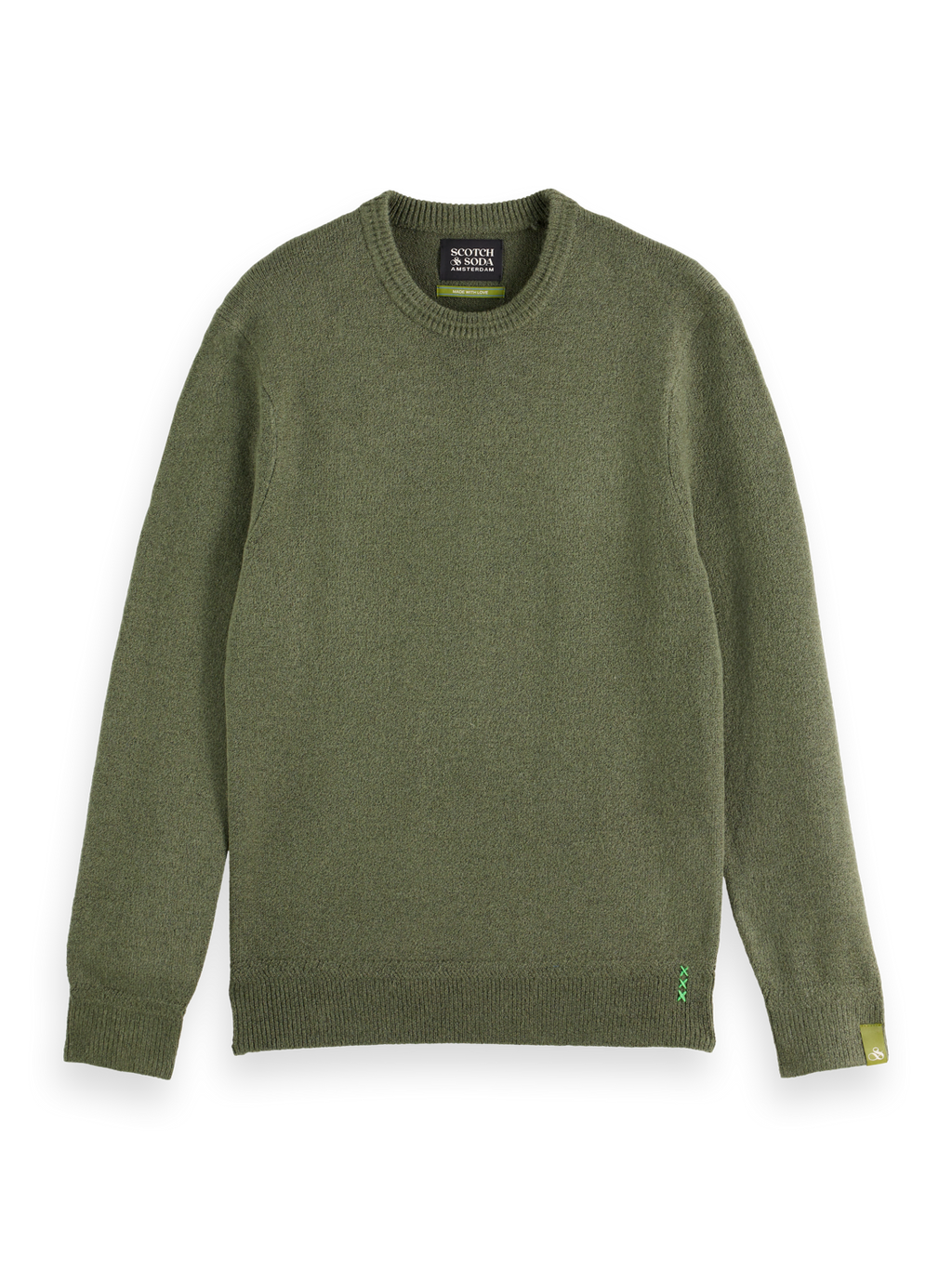 Soft knit regular crew neck