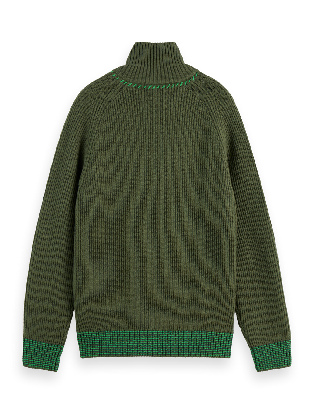 Troyer Raglan zip pullover