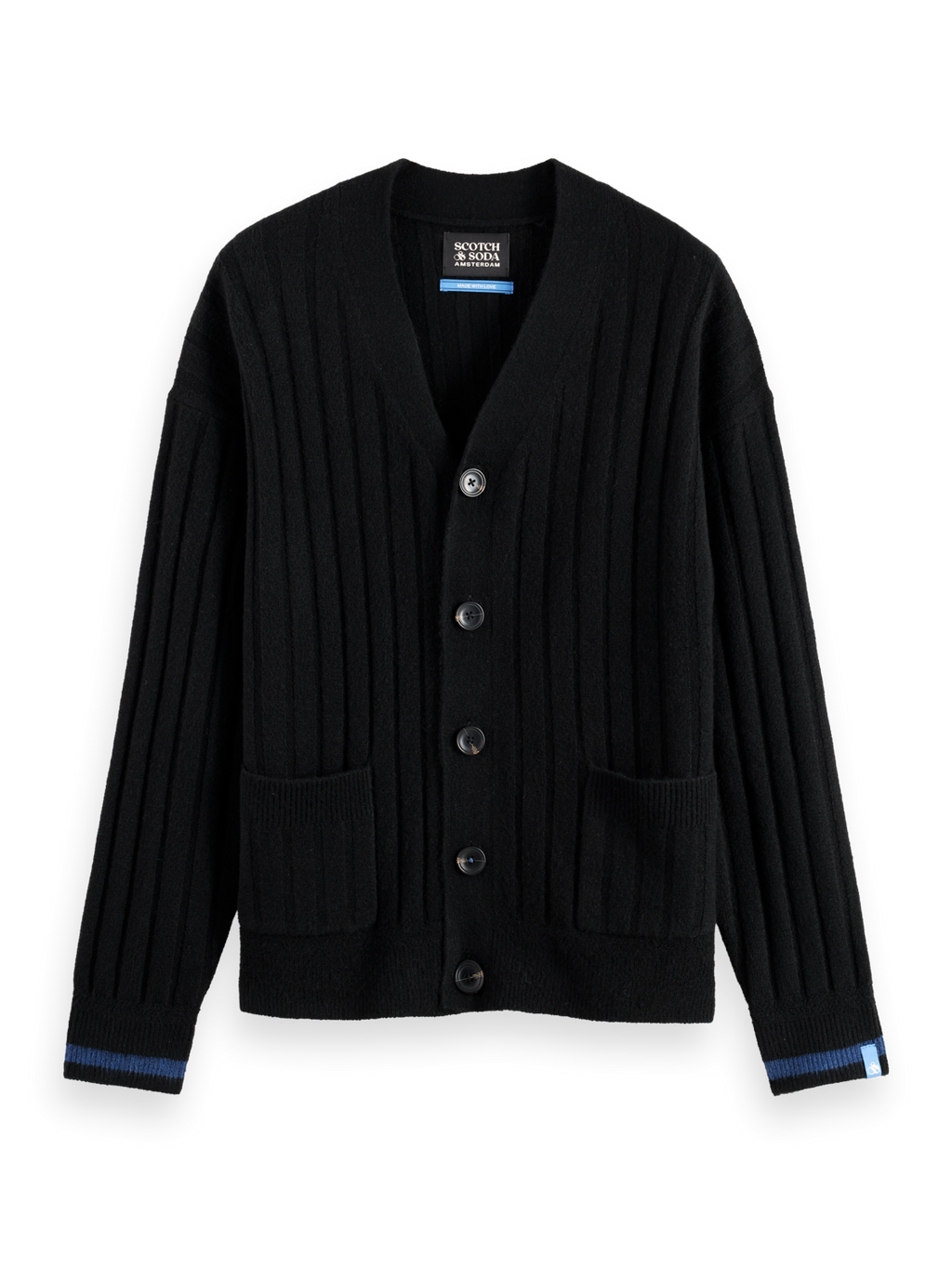 Soft knit dropped shoulder cardigan