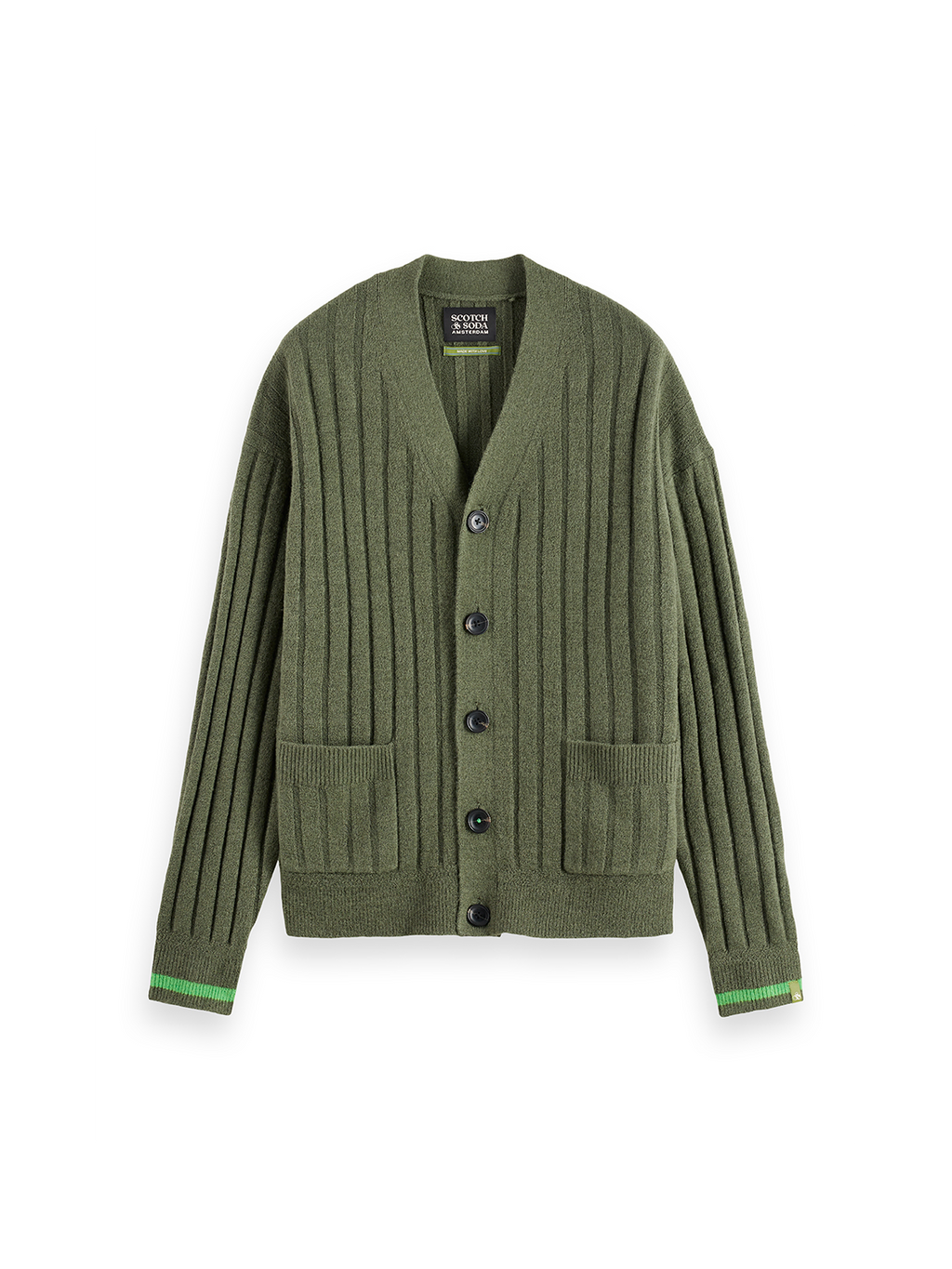 Soft knit dropped shoulder cardigan
