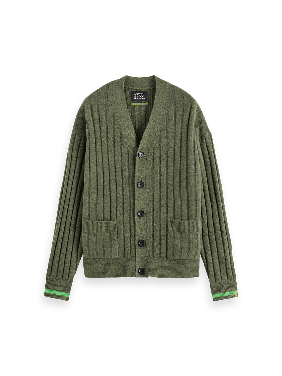 Soft knit dropped shoulder cardigan
