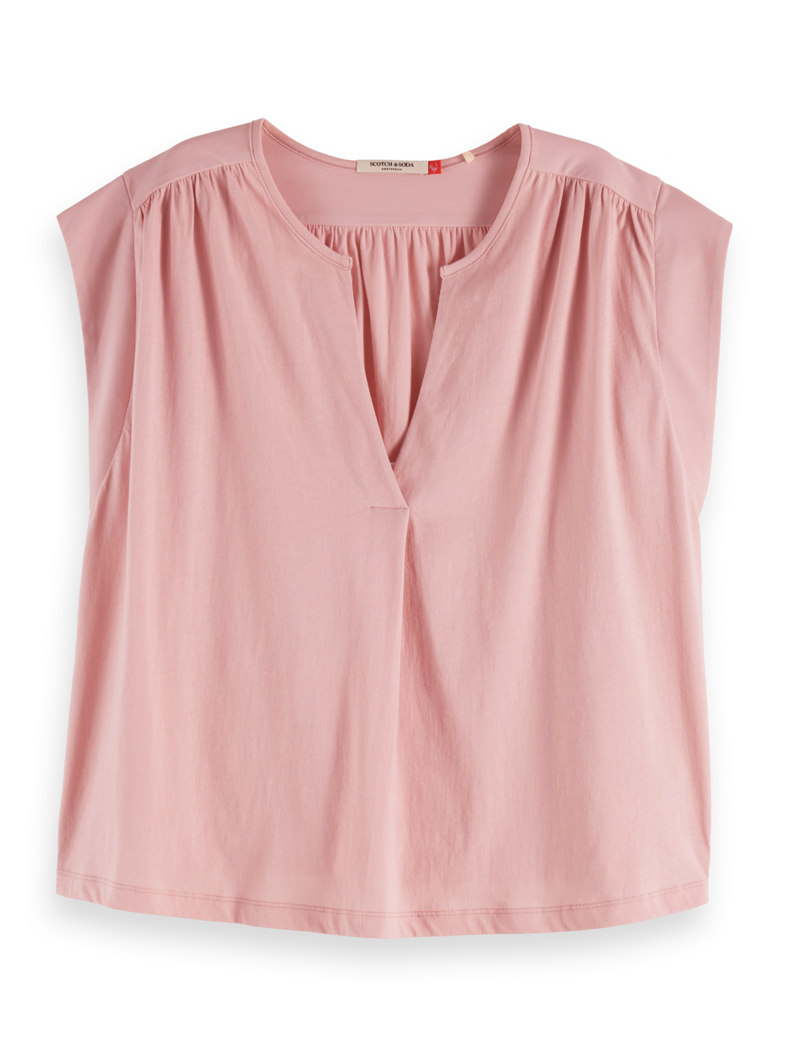Drapey V-neck T-shirt