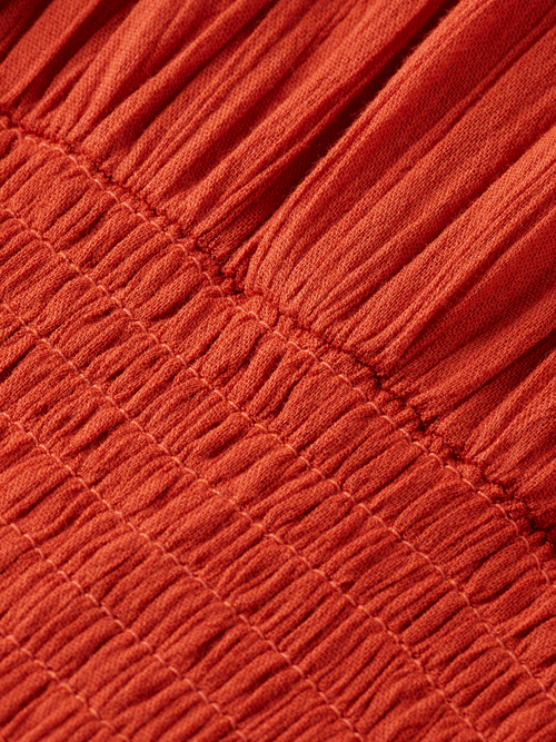 Ruffled mini dress