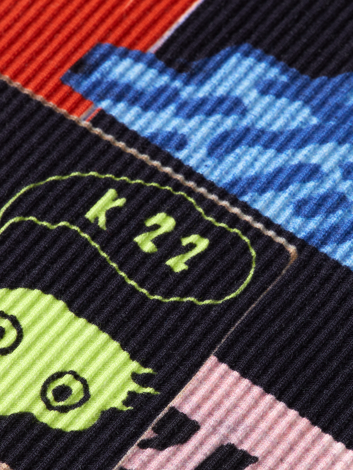 printed rib racer tank