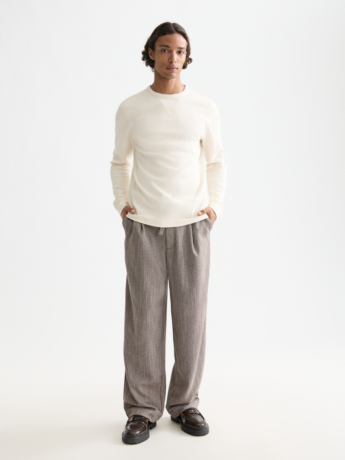 Waffle T-shirt LS