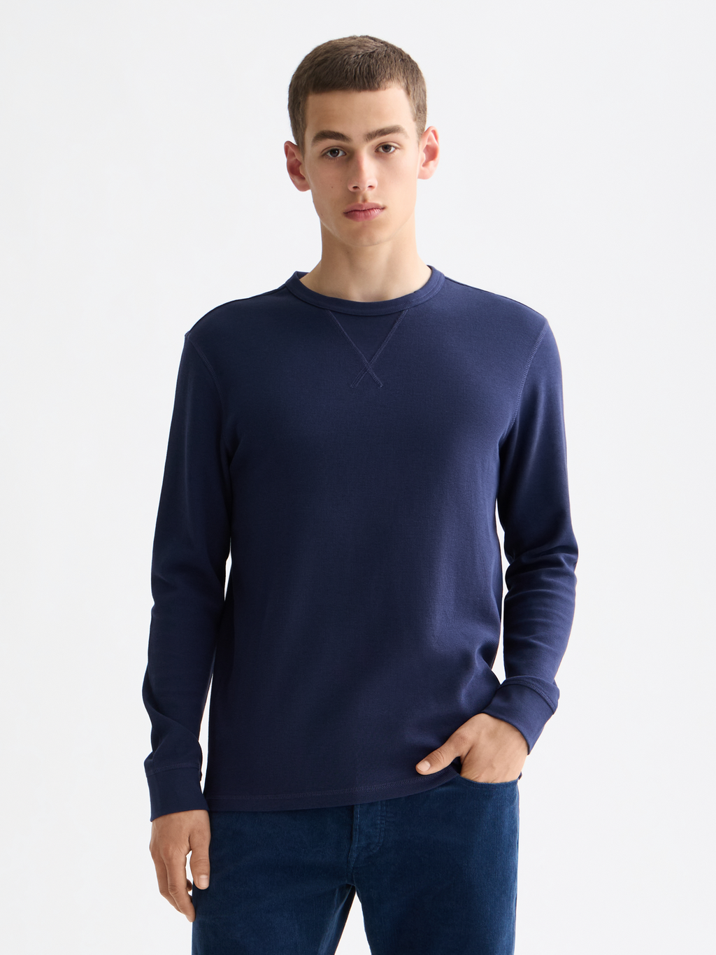 Waffle Long Sleeve Top