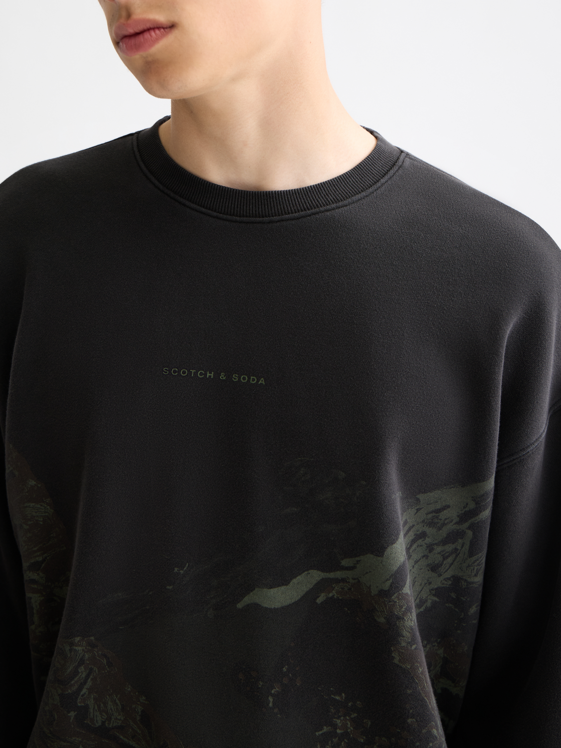 Loose Overdyed Sweatshirt