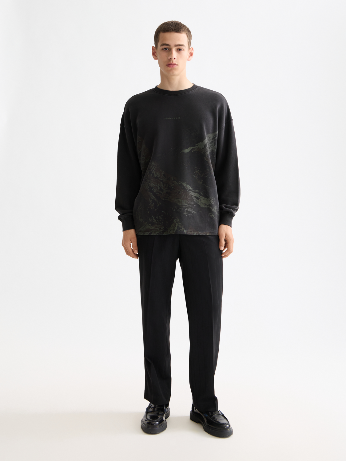 Loose Overdyed Sweatshirt