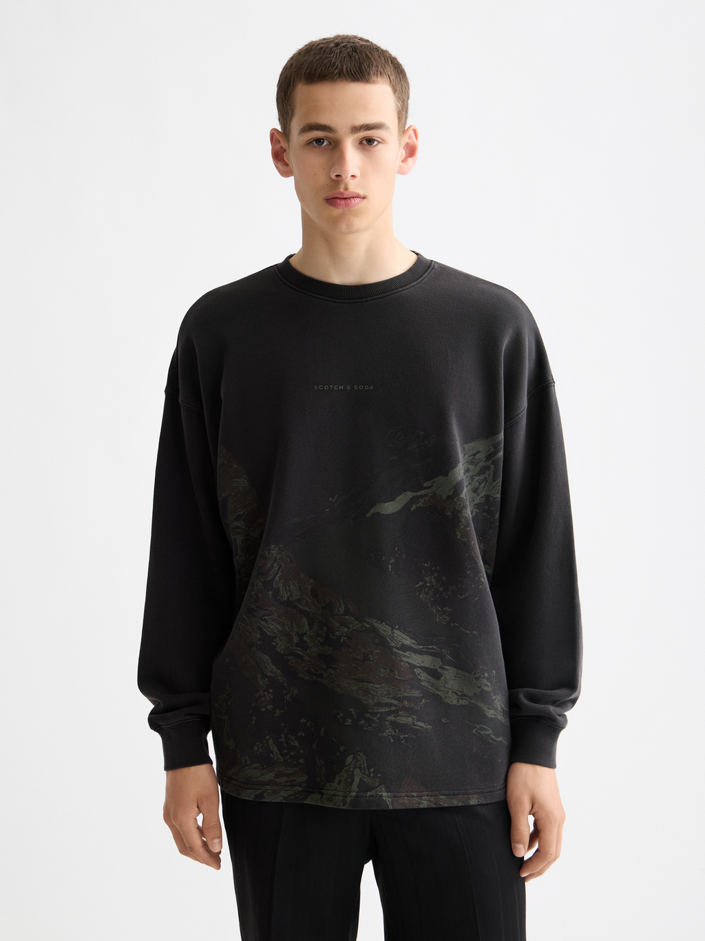 Loose Overdyed Sweatshirt