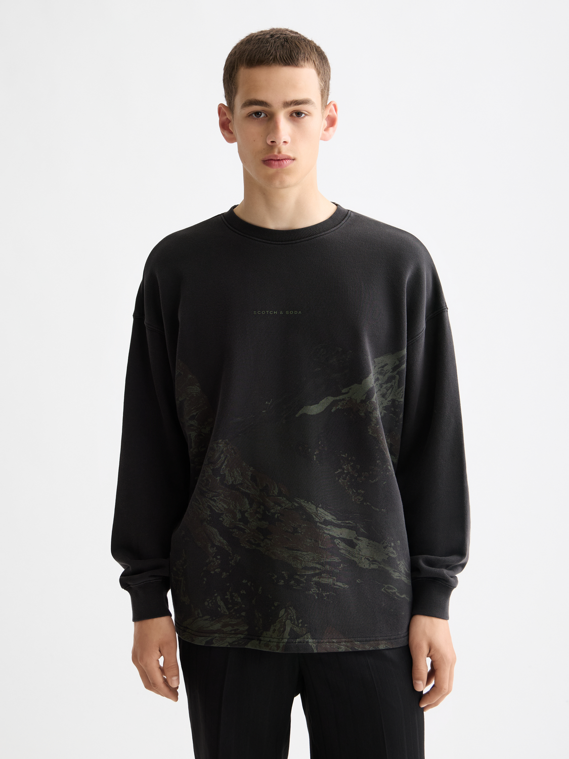 Loose Overdyed Sweatshirt