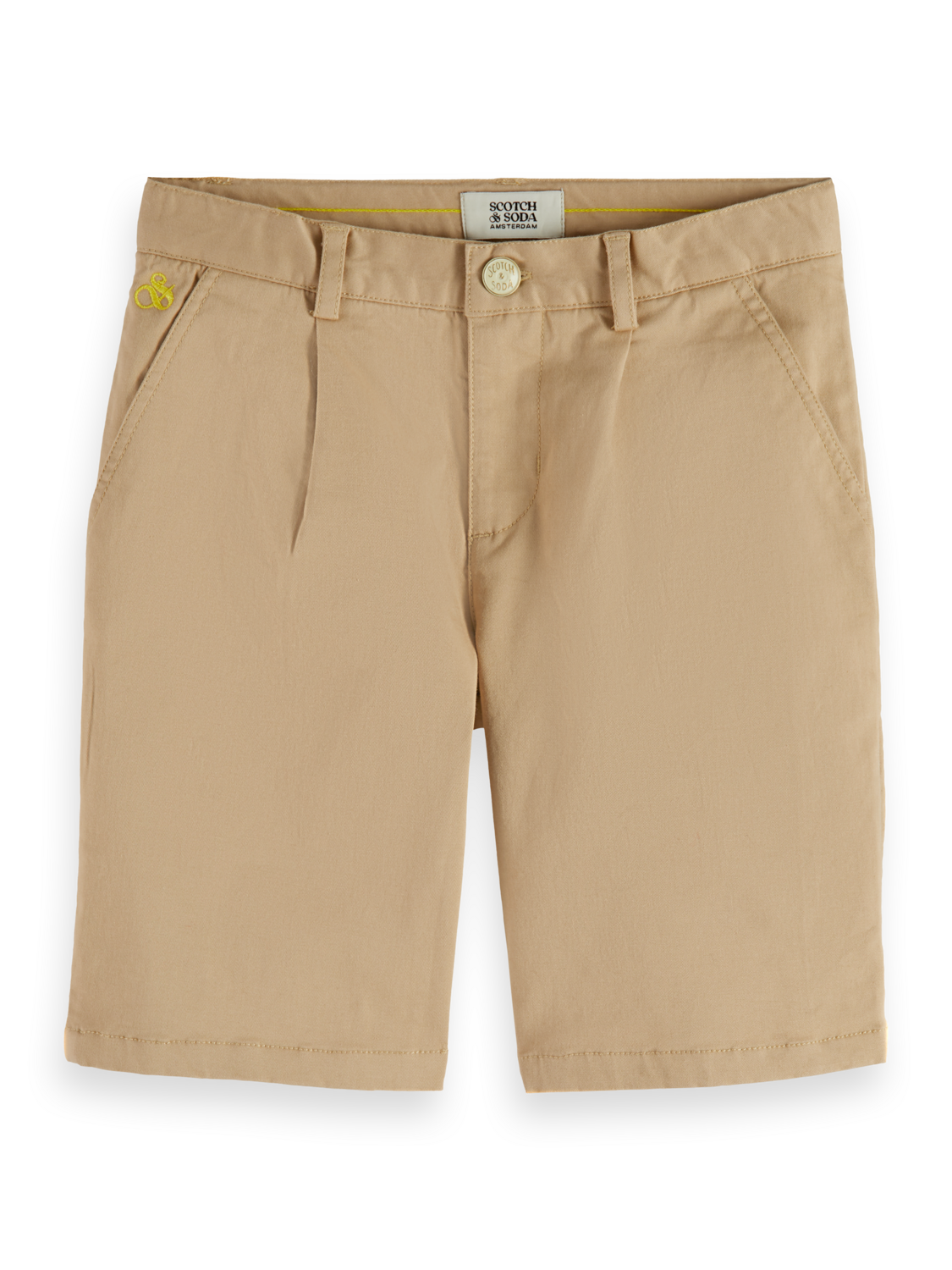 Classic chino shorts - TRAVERTINE