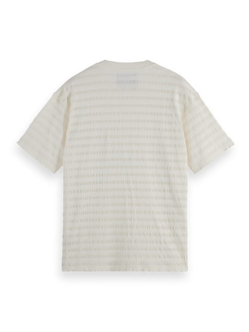 horizonal textured t-shirt