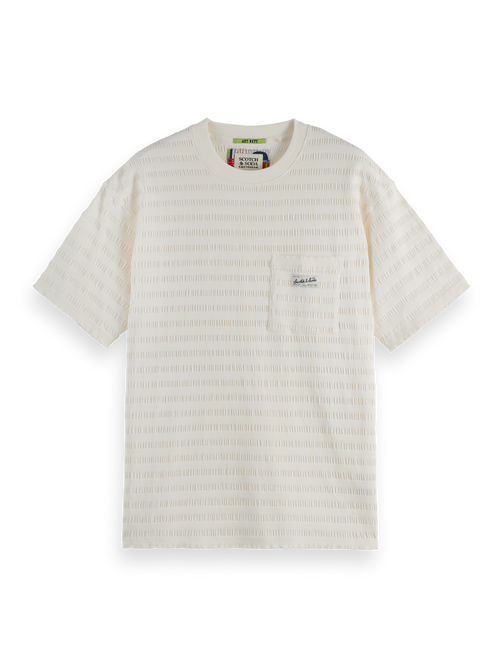 horizonal textured t-shirt