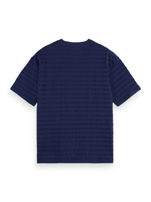 horizonal textured t-shirt