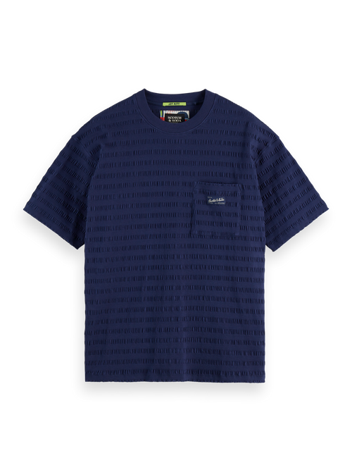 horizonal textured t-shirt