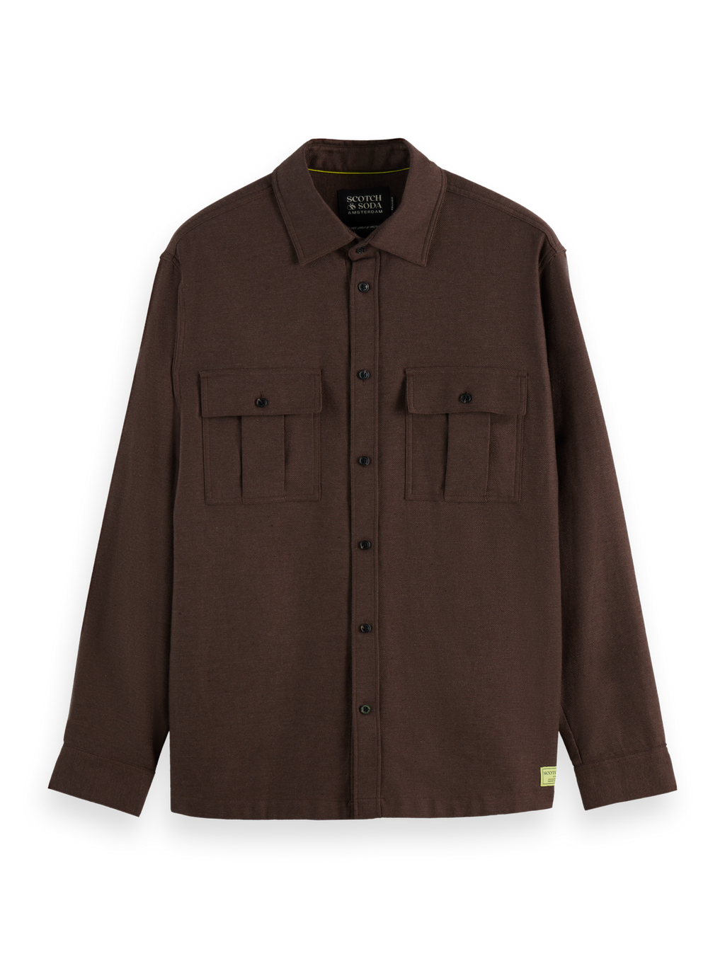 Melange relaxed shirt