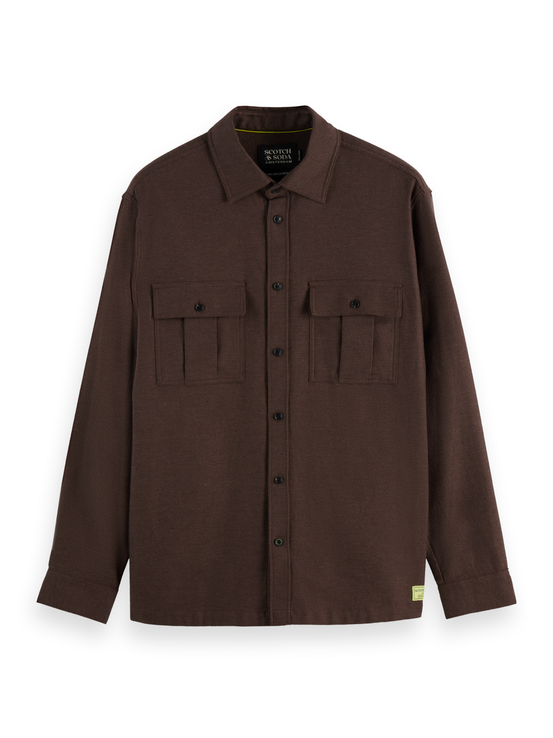 Melange relaxed shirt