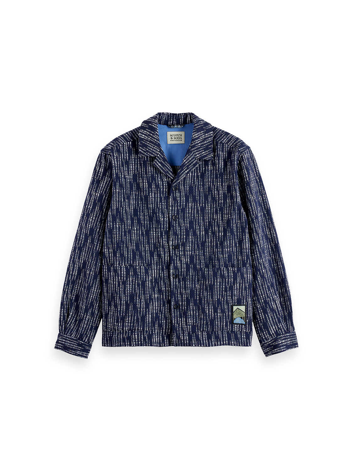 Jacquard overshirt