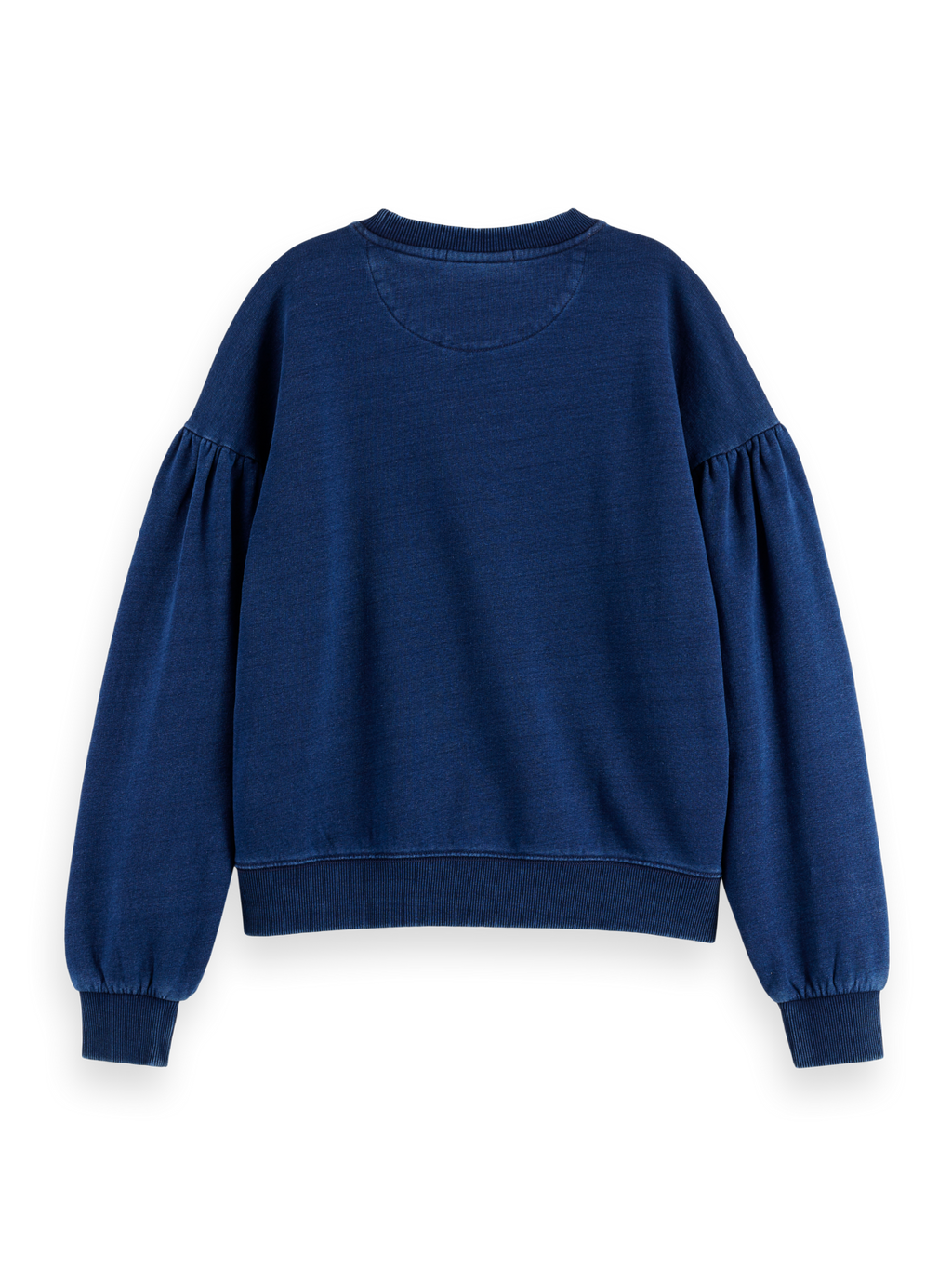 balloon sleeves crew neck sweatshirt